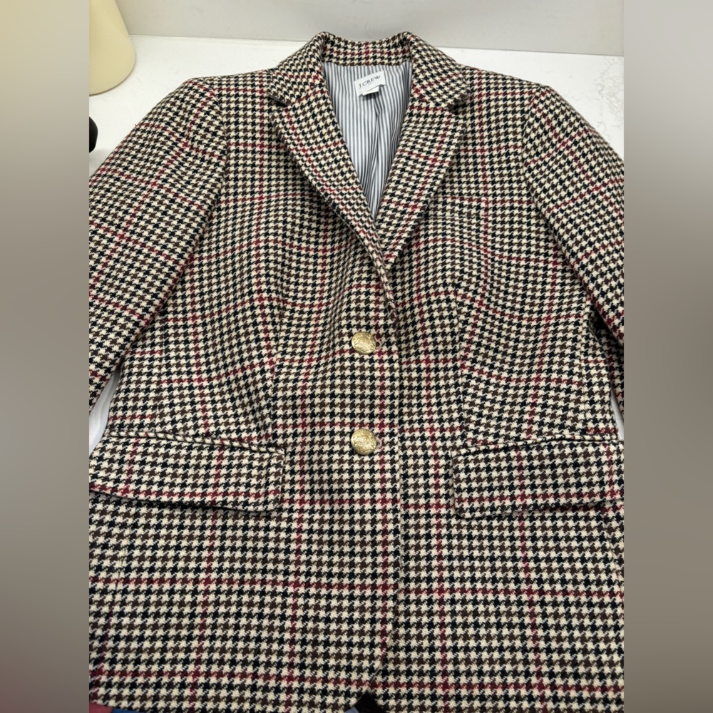 J crew herringbone blazer